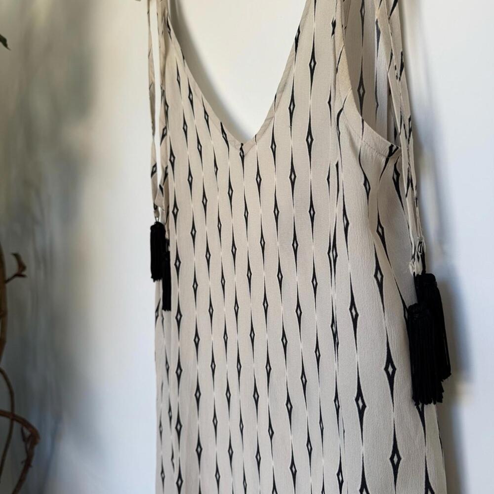 Beach Riot Tie Shoulder Tassle Maxi Dress Coverup - Picture 2 of 8